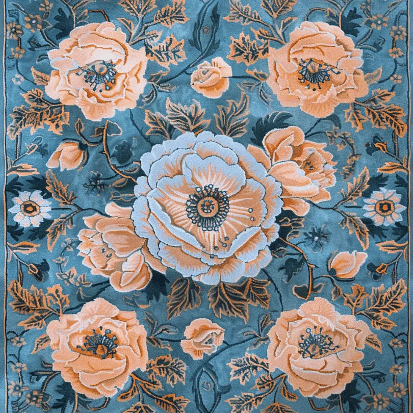 Floral Intrigue Hand Tufted Rug - MAIA HOMES