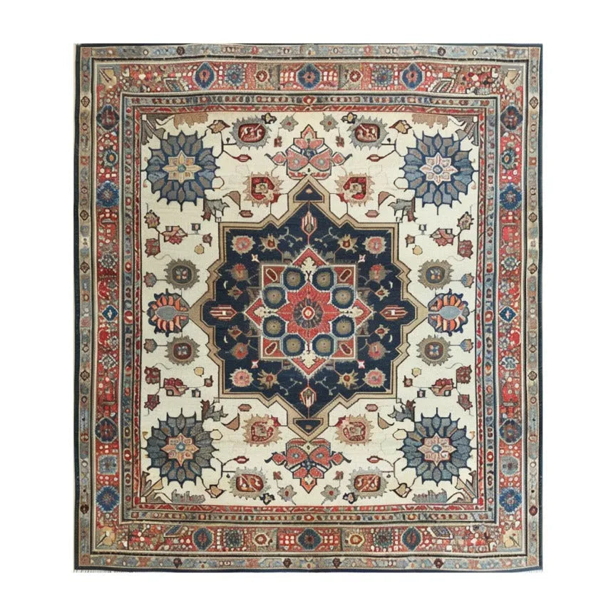 Flourishing Tapestry Hand Knotted Area Rug