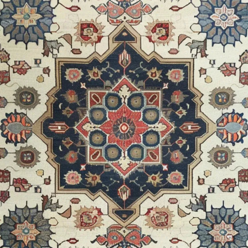 Flourishing Tapestry Hand Knotted Area Rug