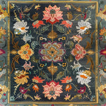 Flower Cascade Hand Knotted Area Rug