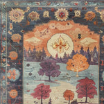 Forest Moon Hand Knotted Area Rug