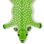 For the Love of Deer Hand Tufted Wool Rug - Green