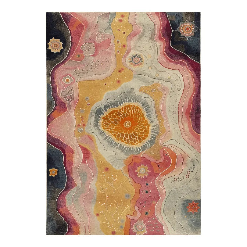 Galaxy Glow Hand Knotted Area Rug - MAIA HOMES