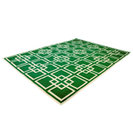 Gatsby's Garden Dhurrie Cotton Rug - Green