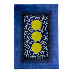 Valley of the Suns Hand Tufted Wool Rug - Blue and Yellow