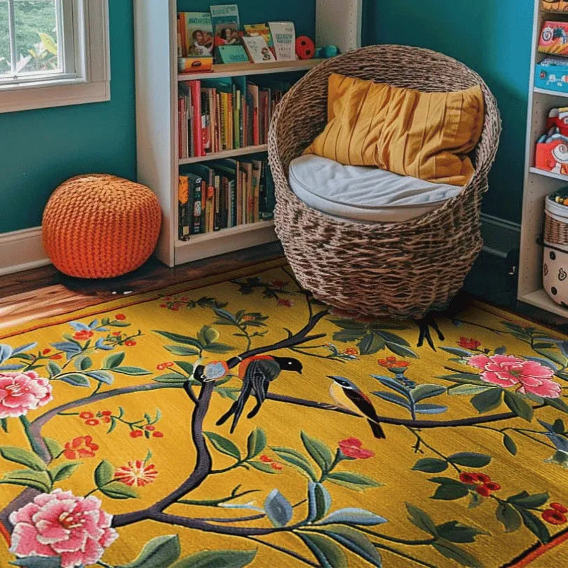 Golden Garden Hand Tufted Rug 5