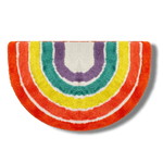 Half Moon Rainbow Bath Mat