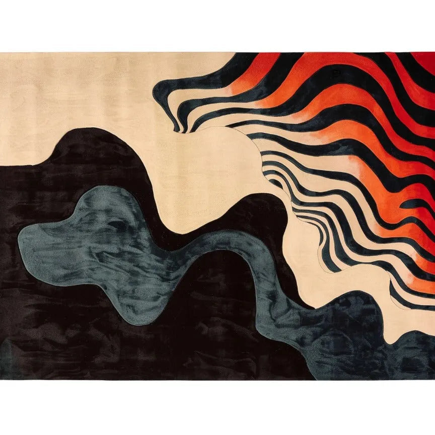 Harmony in Waves Hand Tufted Rug