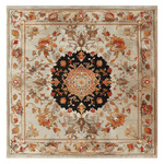 Imperial Petal Blaze Hand Tufted Rug