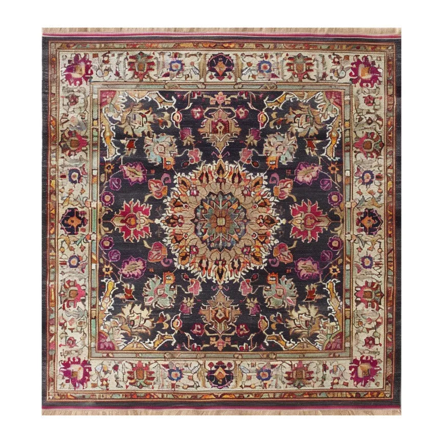 Imperial Jewel Hand Knotted Area Rug, a luxurious statement piece that adds opulence to your living space. With its rich colors and intricate designs, this rug embodies elegance and artistry, transforming any room into a regal sanctuary.