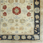 Ivory Elegance Hand Knotted Area Rug