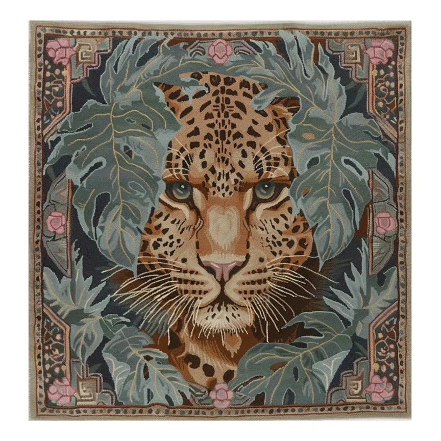 Leopard Legacy Wool Hand Knotted Area Rug