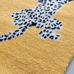 Leopards on Silk Road Tufted Wool Rug Runner