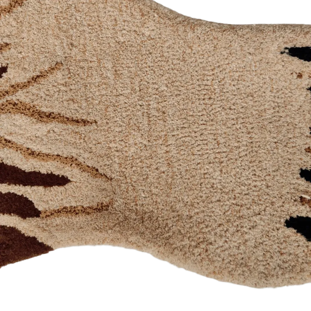 Lion Hand Tufted Wool Rug