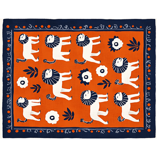 Lion's Parade Hand Tufted Rug - MAIA HOMES