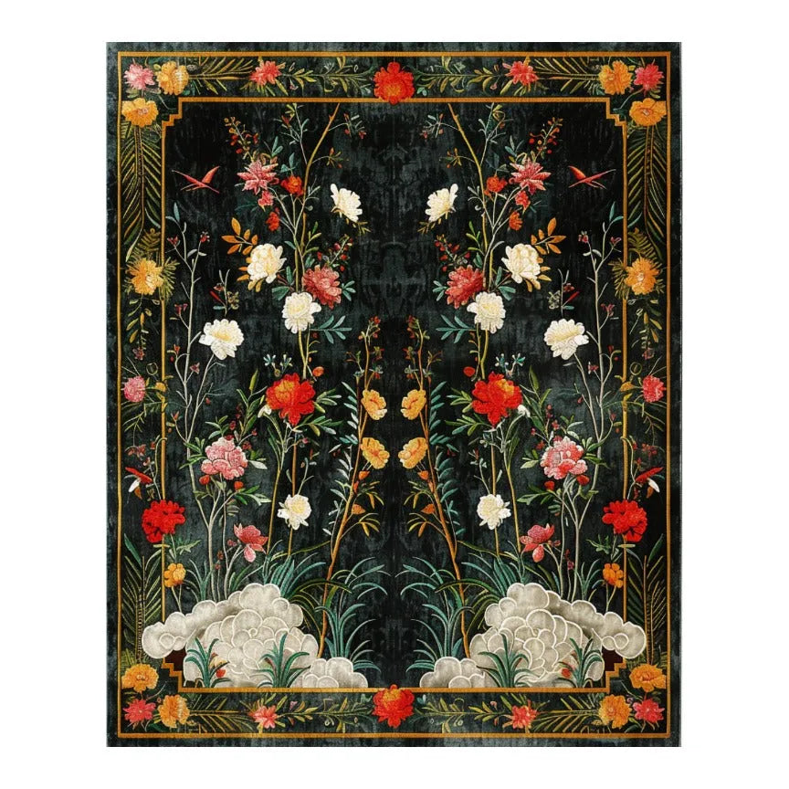 Lush Garden Retreat Hand Tufted Rug