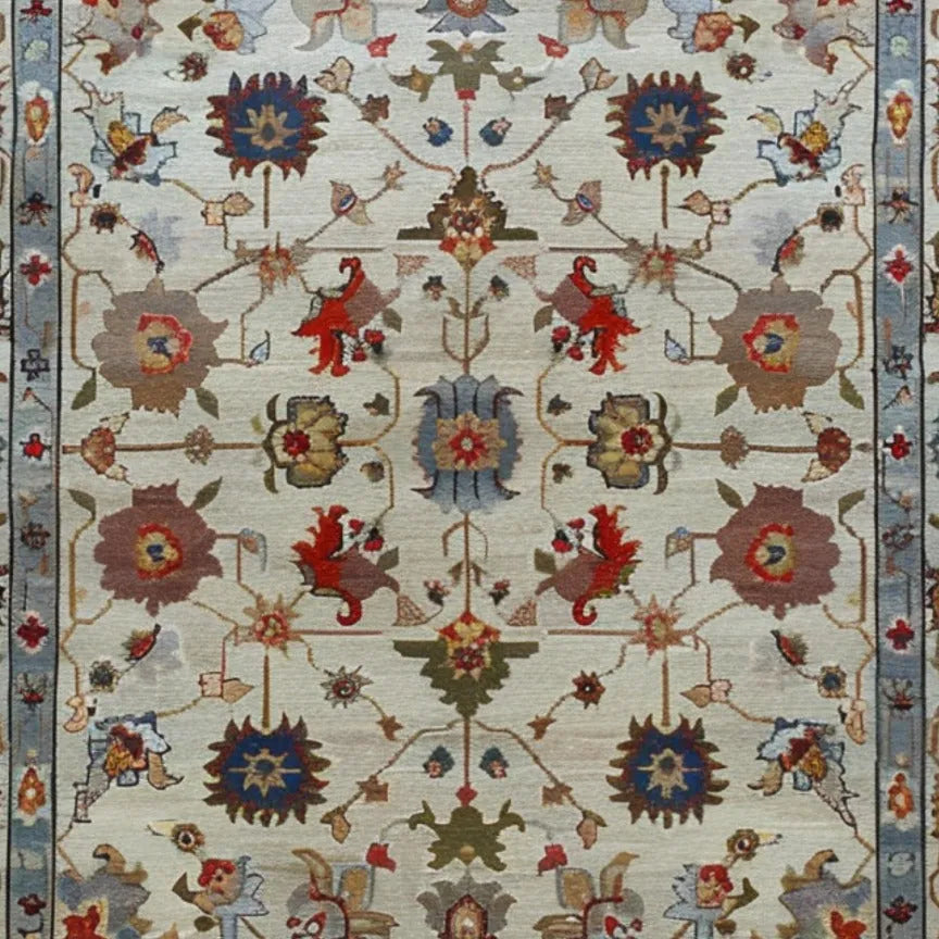 Luxurious Petal Weave Hand Knotted Area Rug