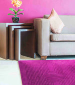 Magenta Artic Geo Modern Hand Tufted Wool Rug