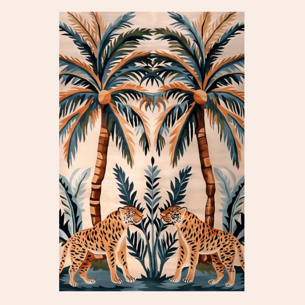 Majestic Jungle Dawn Hand Tufted Rug