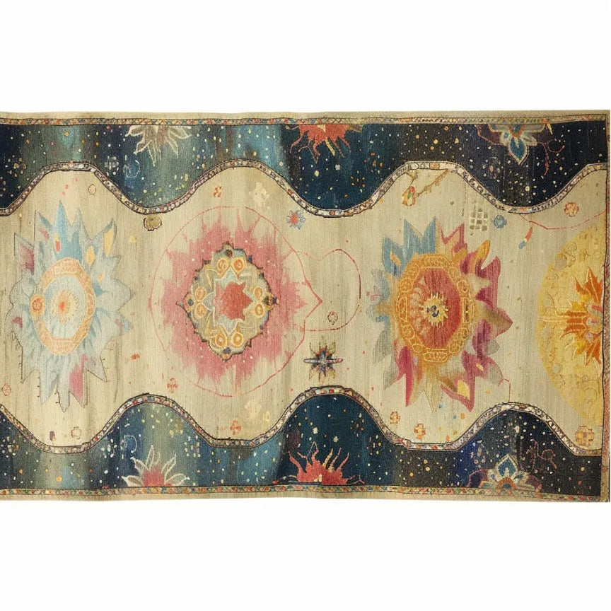 Moonlit Meadow Hand Knotted Area Rug