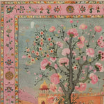 Mughal Garden Hand Knotted Area Rug