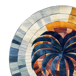 Mystic Gradient Hand Tufted Round Rug