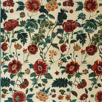 Nostalgic Poppy Haven Hand Tufted Wool Rug