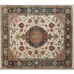 Ornamental Floral Hand Knotted Area Rug