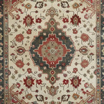 Ornamental Floral Hand Knotted Area Rug