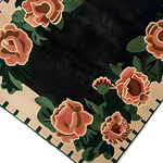 Peony Noir Hand Tufted Rug - MAIA HOMES