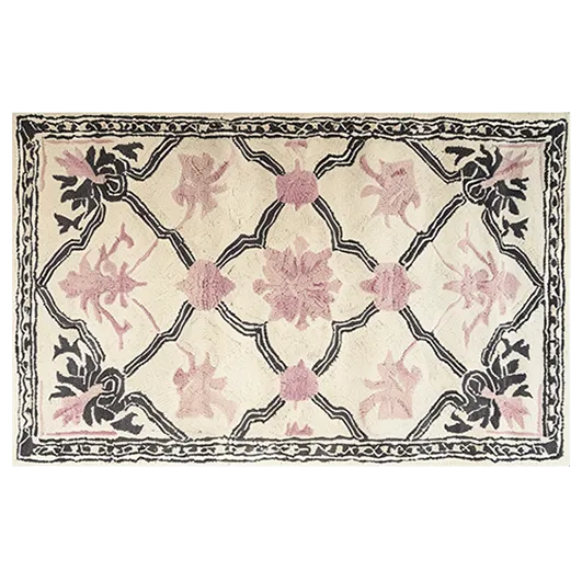 Petal Veil Mosaic Hand Tufted Rug - MAIA HOMES