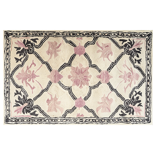 Petal Veil Mosaic Hand Tufted Rug - MAIA HOMES