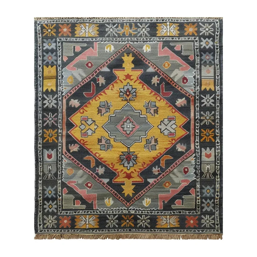 Petals in Motion Hand Knotted Area Rug