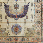 Pharaoh's Feathers Hand Knotted Area Rug