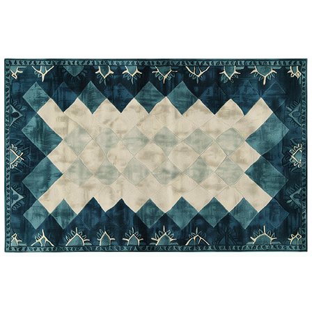 Prism Tides Hand Tufted Wool Rug - MAIA HOMES