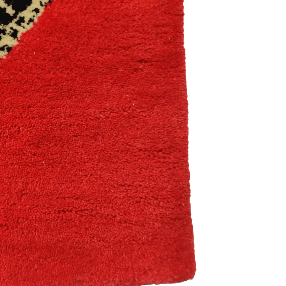 Retro Red Snake Hand Tufted Wool Rug