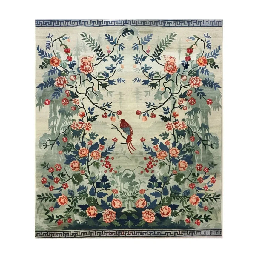 Serene Garden Tapestry Hand Knotted Area Rug