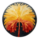 Sunset Palm Hand Tufted Round Rug - MAIA HOMES