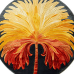 Sunset Palm Hand Tufted Round Rug - MAIA HOMES