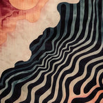 Sunset Waves Hand Tufted Viscose Rug