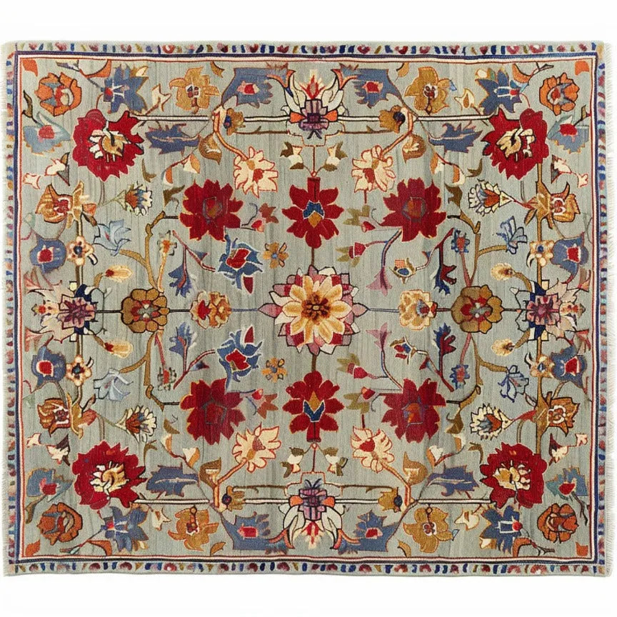 Symmetrical Hand Tufted Rug