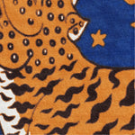 Tibetan Tiger Starry Night Scallop Hand Tufted Wool Rug