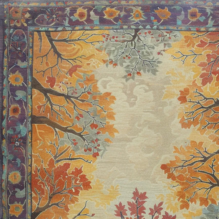 Treetops Tapestry Hand Tufted Rug