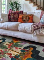 Tropical Oasis Hand Tufted Rug