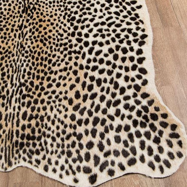 Acadia Cheetah Multi Faux Hide Area Rug