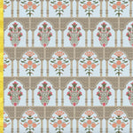 Floral Gates Hand Tufted Rug - Golden Border