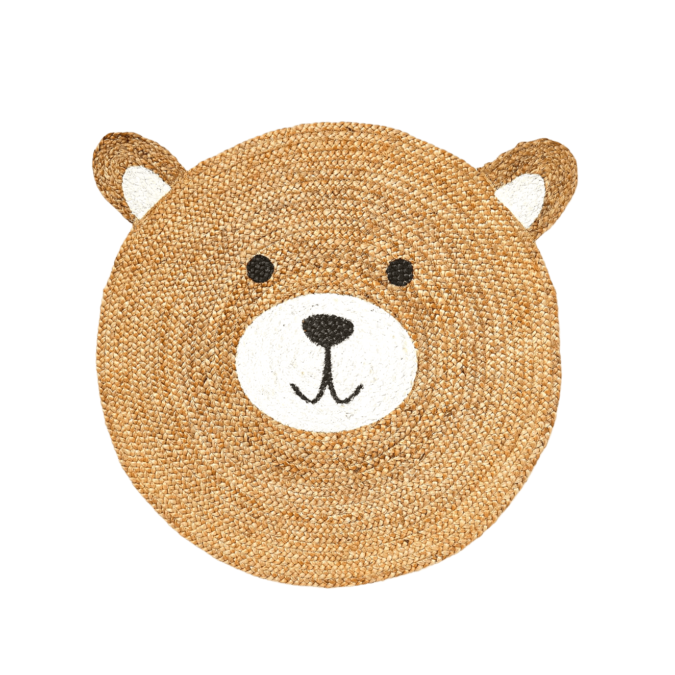 Bear Round Jute Rug