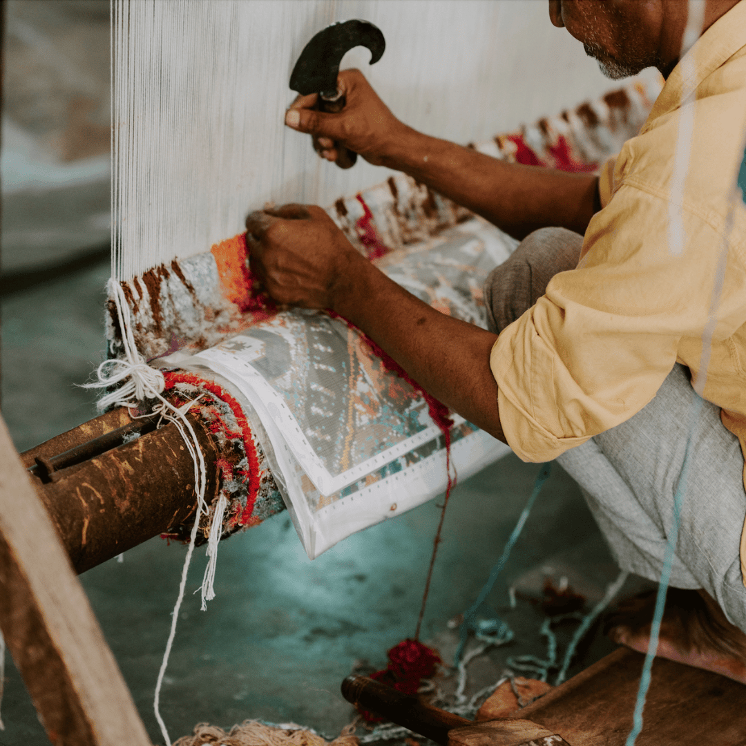 Bespoke Hand-Knotted Wool Rug - 1001 KNOTS