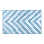 Blue Herringbone Jute Rug