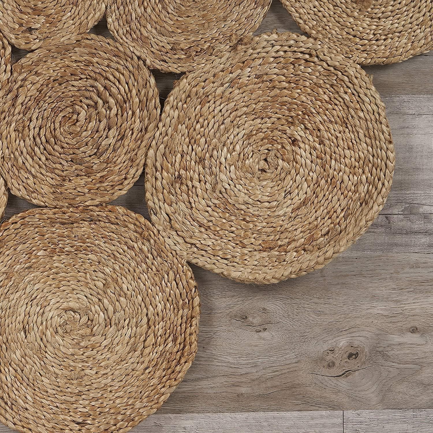 Bria Natural Jute Round Area Rug